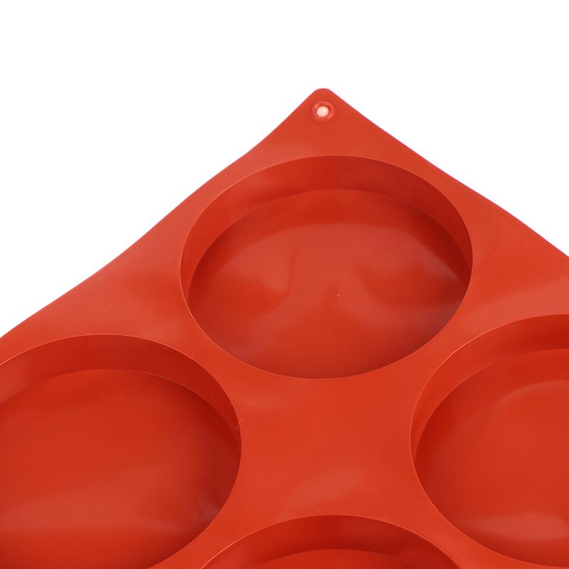 2/3/6 Löcher Runde Silikonform Kuchen Gebäck Backformen Gelee Pudding Seife Form Eis Kuchen Dekoration Werkzeug Scheibe Brotform