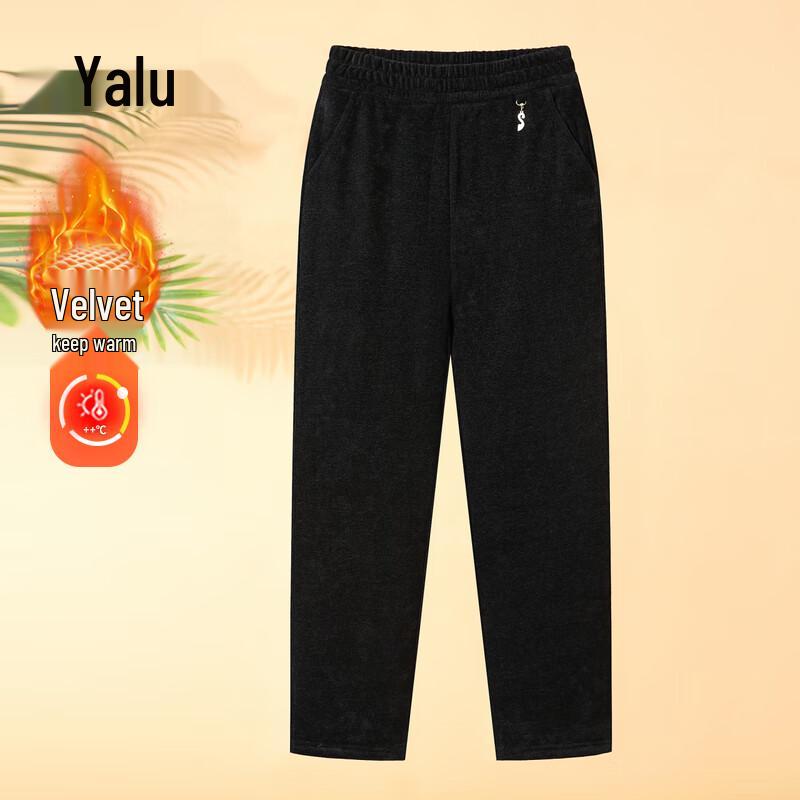 

Yalu Mom s Winter Plus Size Fleece Lined Pants 5XL