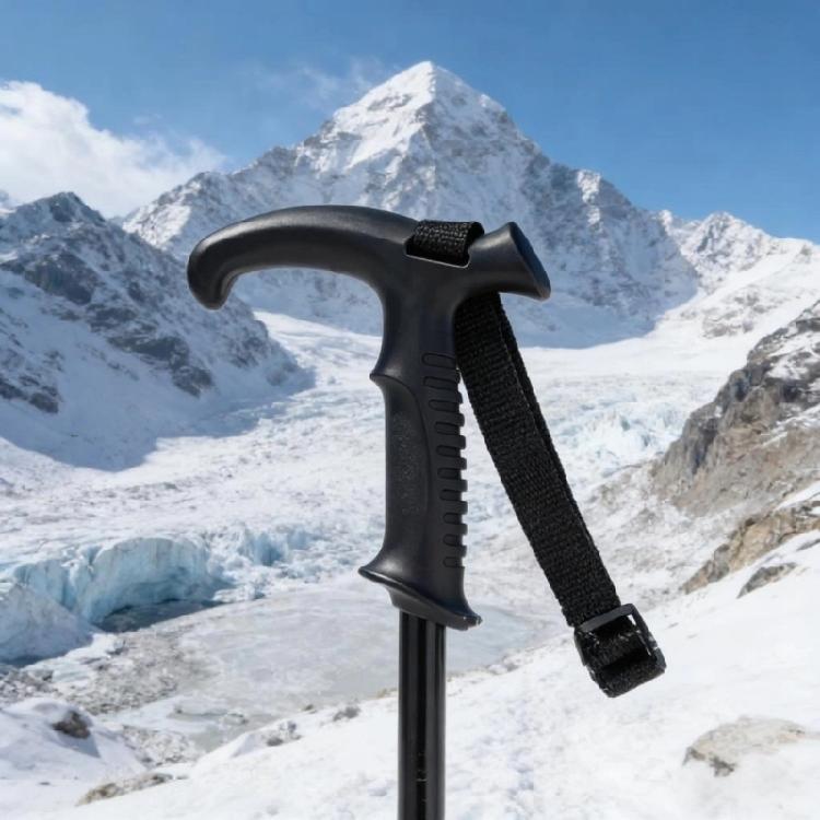 T Shape Hiking Poles Grip Shocked Absorbing Hiking Staff Handle Ergonomic Trekking Poles Handle Grip Replacement