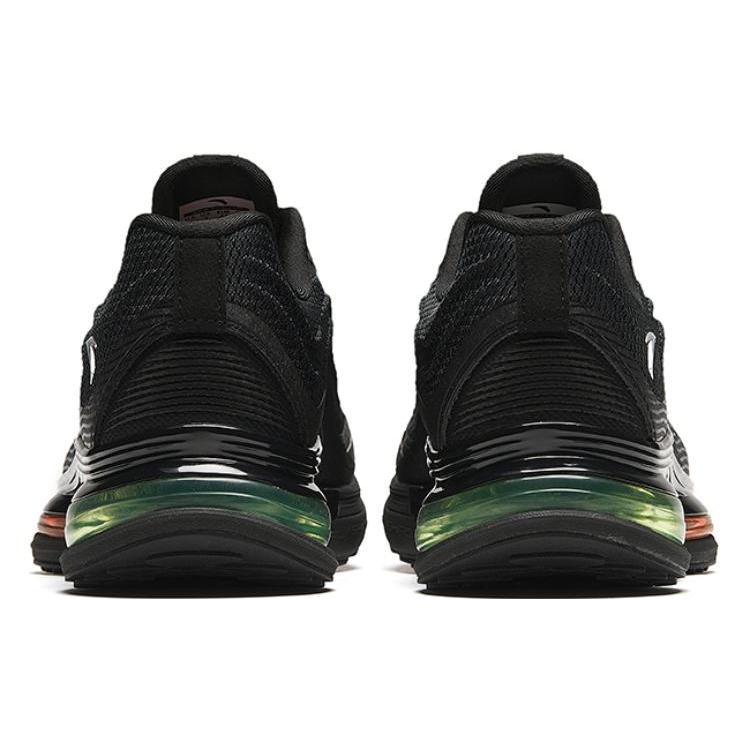 New Anta Running Collection Cushioning, Wear Resistant Low Top Running Shoes Men's Black Green 112415501-3