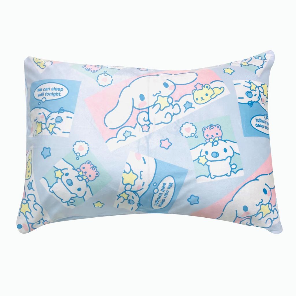 MORIPiLO Sanrio Cinnamoroll Pillowcase and Melting to the Suitable for Both Kids and Cute Plush Sanrio Morishita Pillows (Smooth Touch) 43x63cm,