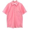Short Sleeve Polo Shirt L Pink Men's Used