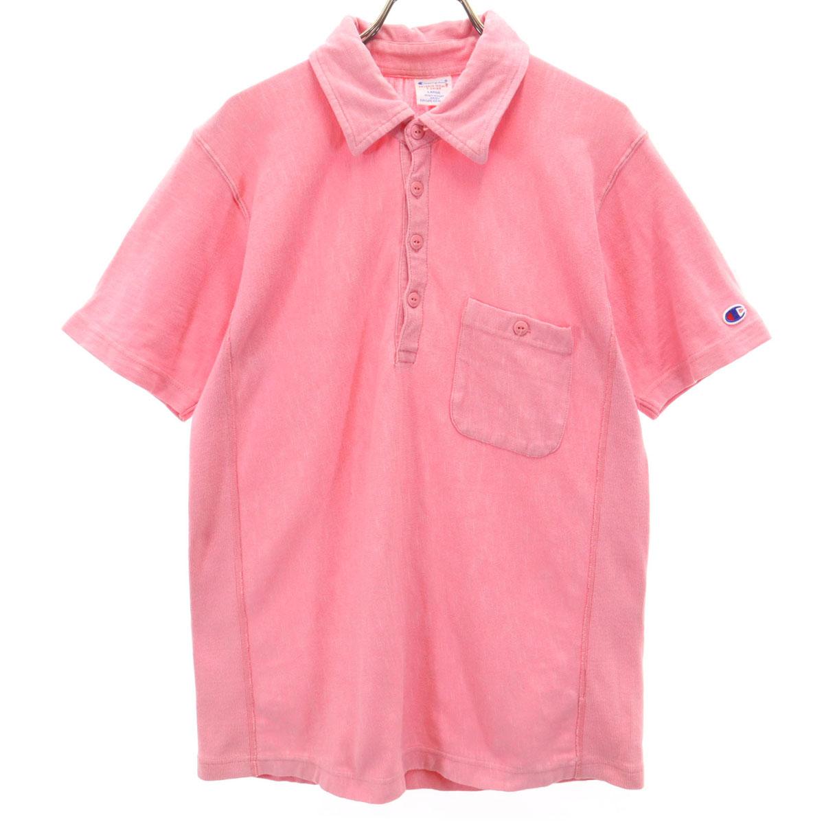 

Champion Рубашка-поло с коротким рукавом L розовая Мужская Б/У