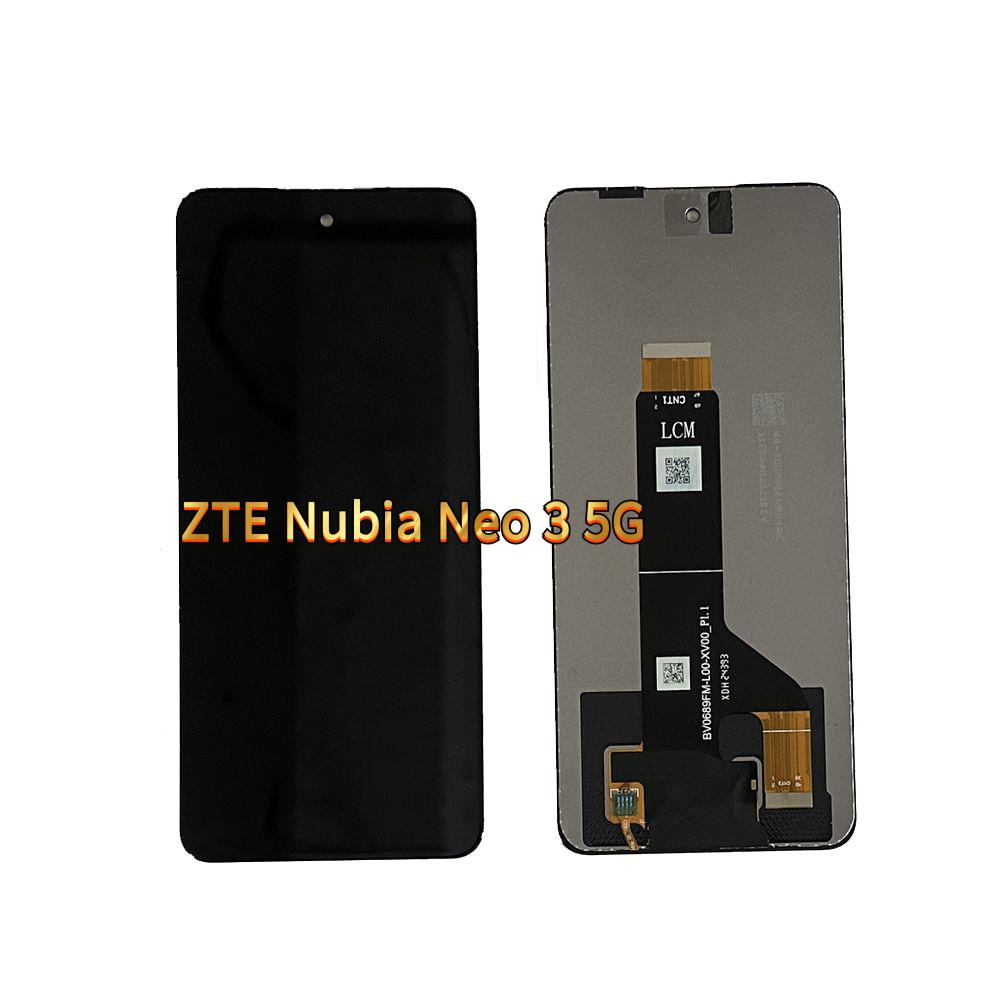 

Полный комплект ЖК-экрана и дигитайзера для ZTE Nubia Neo 3 5G;черный; + Инструменты