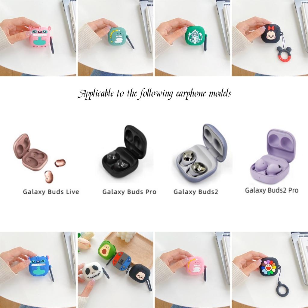 Cute Cartoon Tpu Earphone Case Compatible With Samsung Buds2 Pro Live Minnie And Mickey
