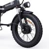 Elektrisches Fahrrad Ridstar H20 Pro 1000Wx2 Motor Faltbares Elektrofahrrad für Erwachsene 48V 23AH LCD-Display Höchstgeschwindigkeit 45 km/h 20"x4.0" Reifen