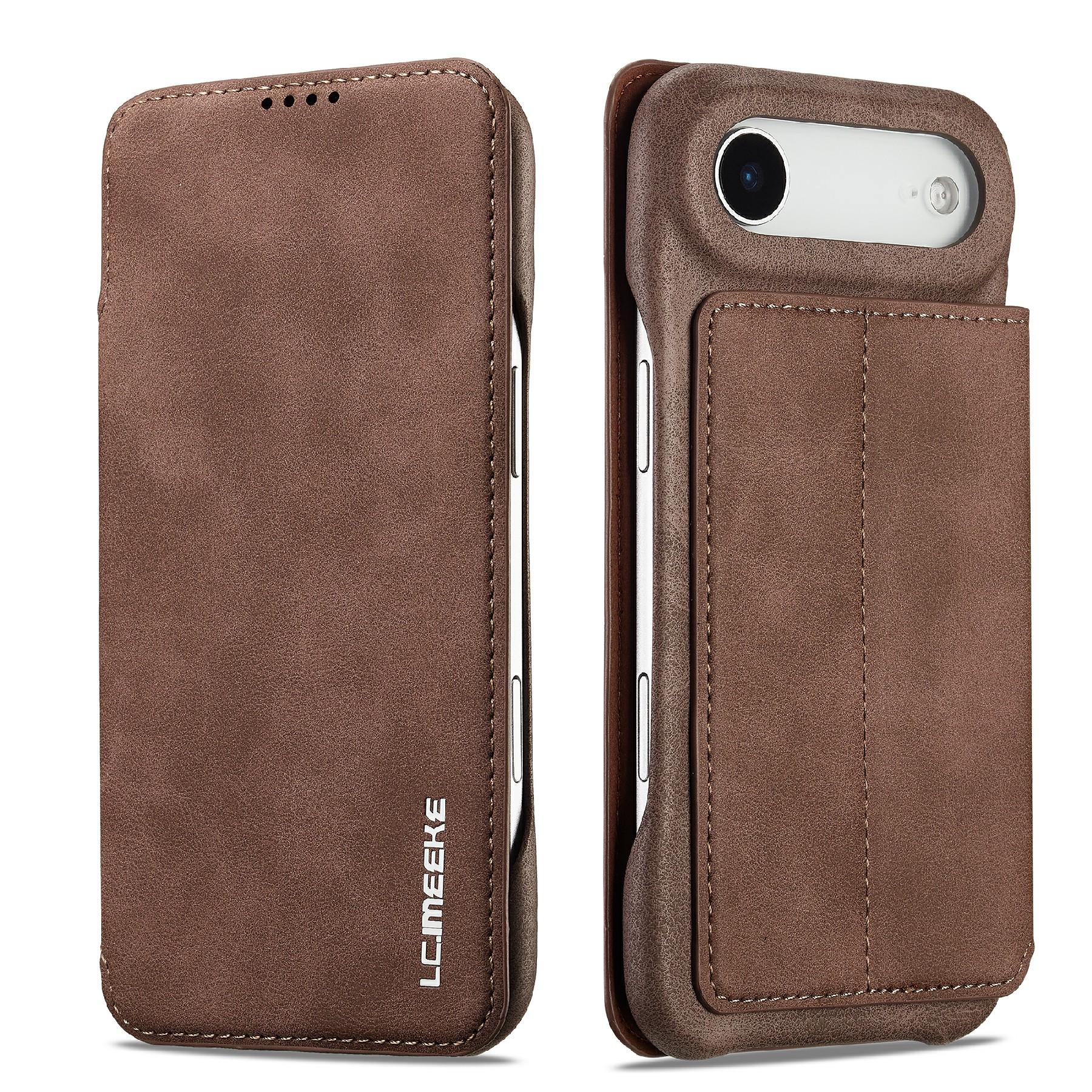 

LC.IMEEKE For iPhone Air Case Card Holder Stand Leather Phone Cover D