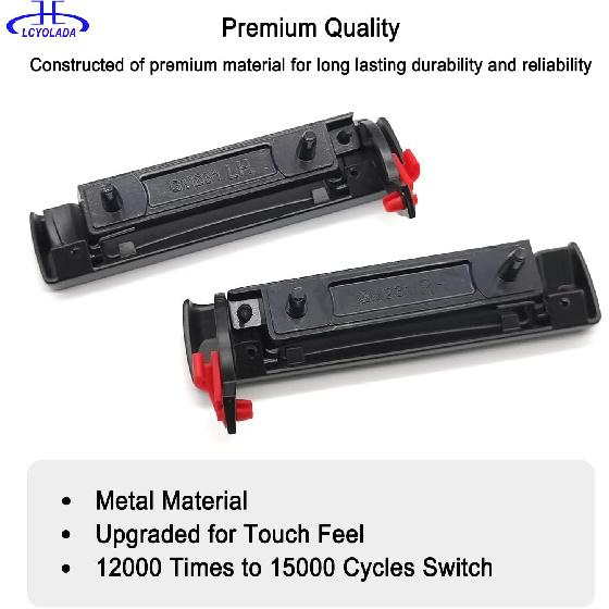 Metal Outside Exterior Door Handles for 1985-1994 Chevrolet Chevy S10, Front Left Driver & Right Passenger Side Replaces 15969376 15969377