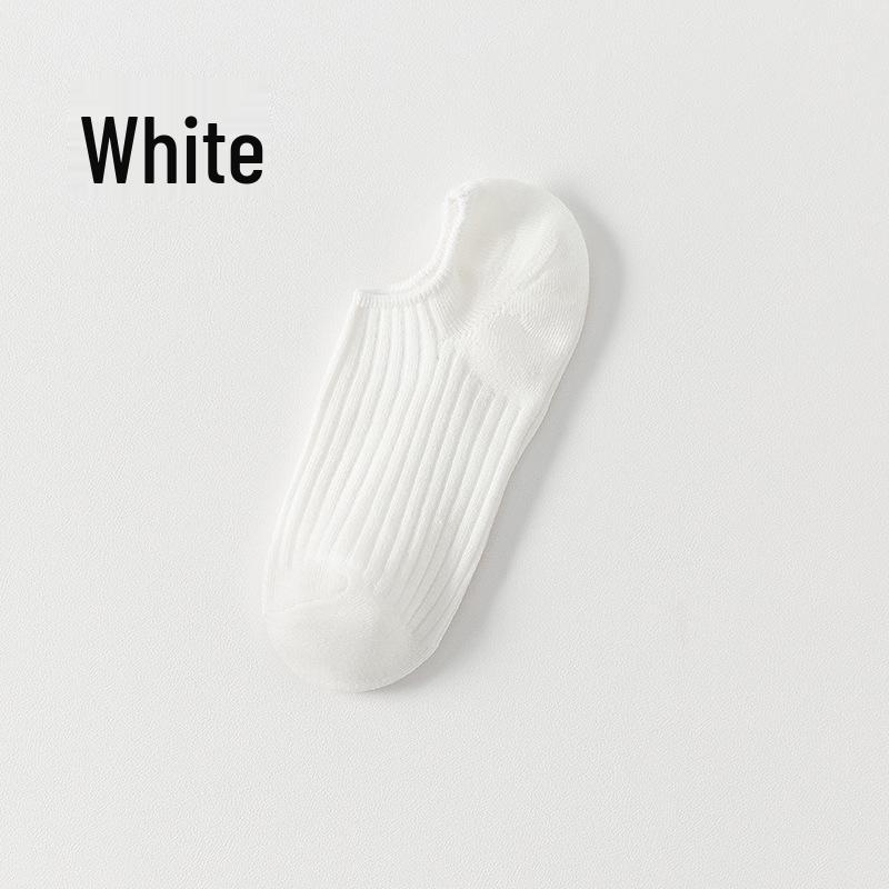 Damen Unsichtbare Rutschfeste Baumwoll-Bootssocken: Sommer, Antibakteriell, Desodorierend, Atmungsaktiv, Niedrig geschnittene Kurze Socken