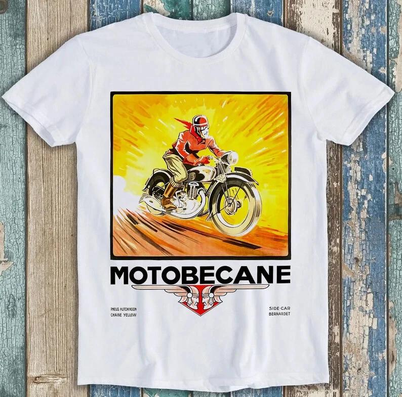 1936 Geo Ham Мотоцикл Motobecane Бестселлер Забавная футболка в подарок 2579 XL