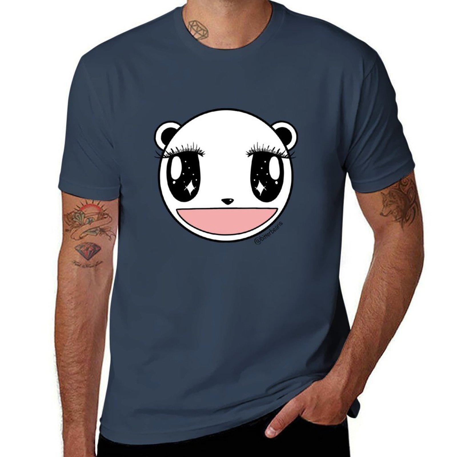 Ecstatic Happy Face Tshirt Durable Work Wear Tshirt S