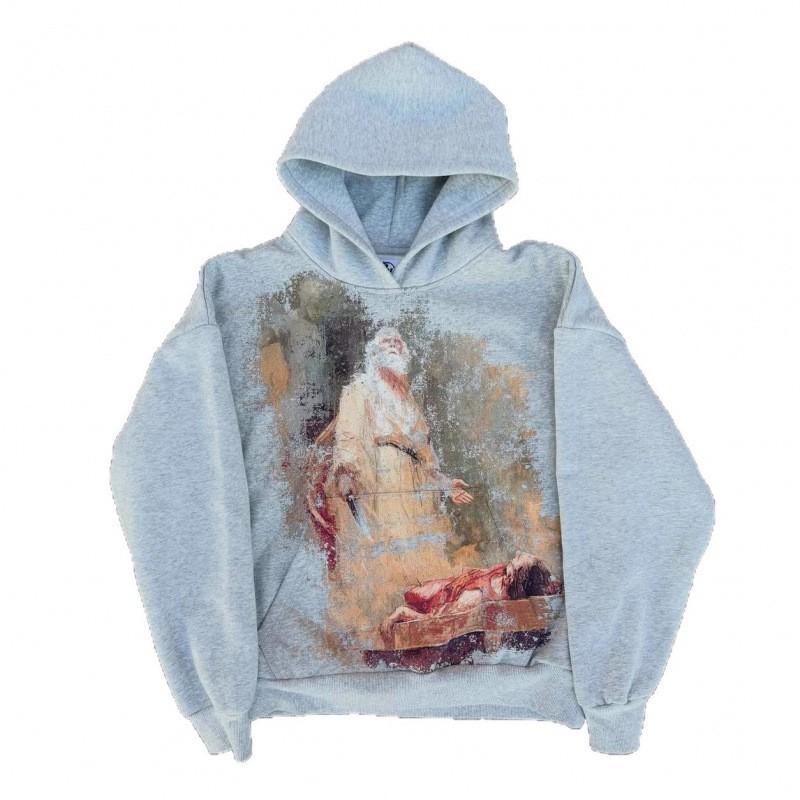 Oversized Hooded Sweatshirt Women - Streetwear Graphic Print Loose Fit Casual Pullover 2025