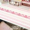 Leather Desk Pad Protector Pink Strawberry Cake Girl Kawaii Mouse Pad Office Desk Mat Waterproof NonSlip Pu Desk Blotter Pad