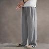 Men's High-End Linen Cotton Casual Pants - Summer Thin Cool Straight Fit