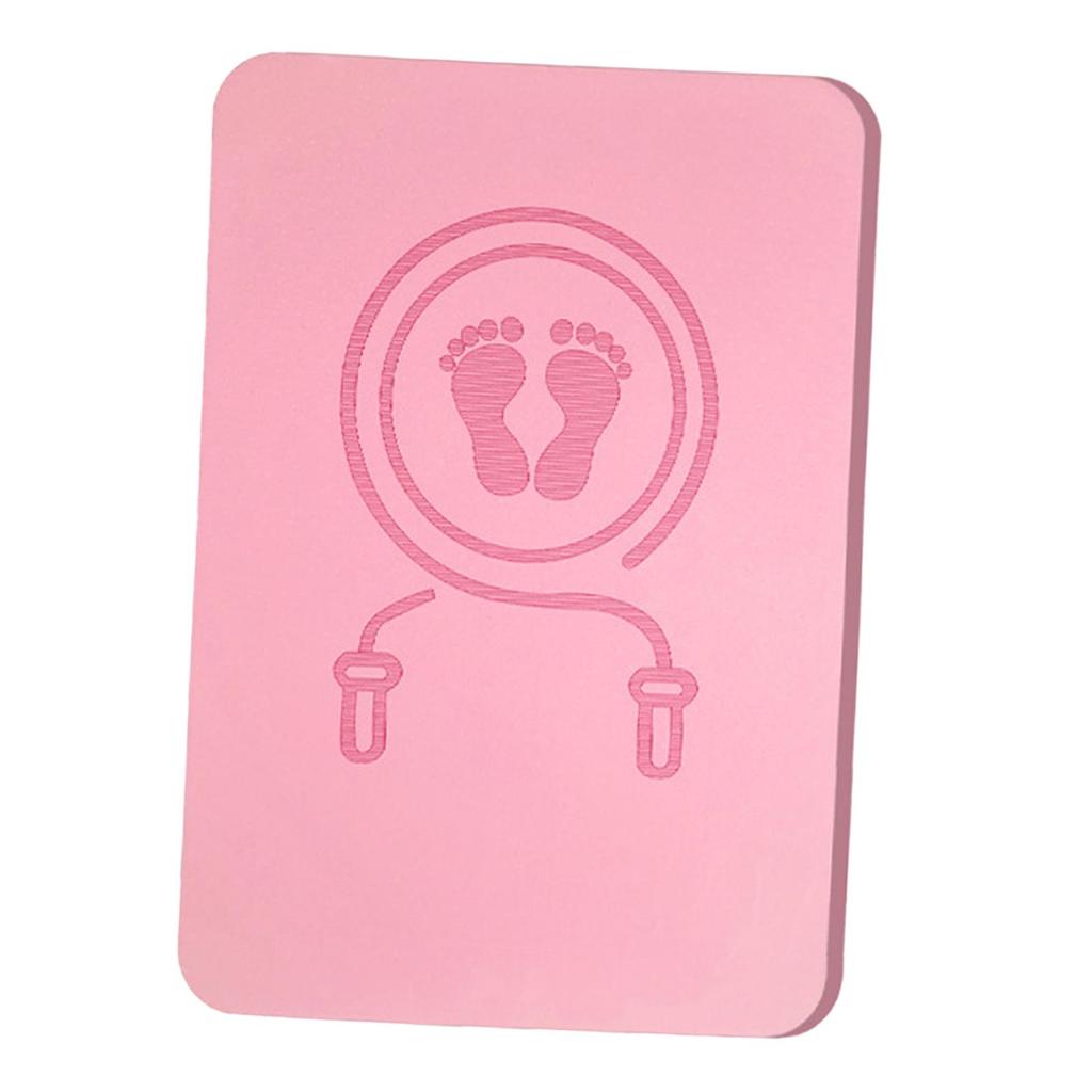 Jump Rope Mat 2cm Thick Floor Protection Noise Reduction Home Gym Non Slip Skipping Mat Shock Absorption Indoor Slow Jogging Pad