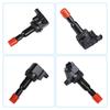 Zündspulen für Honda Fit ZF1 GE6 GE7 GE8 Nummern und Satz von 4 CR-Z (Teil 30520-RB0-003 30520-RB0-S01) -