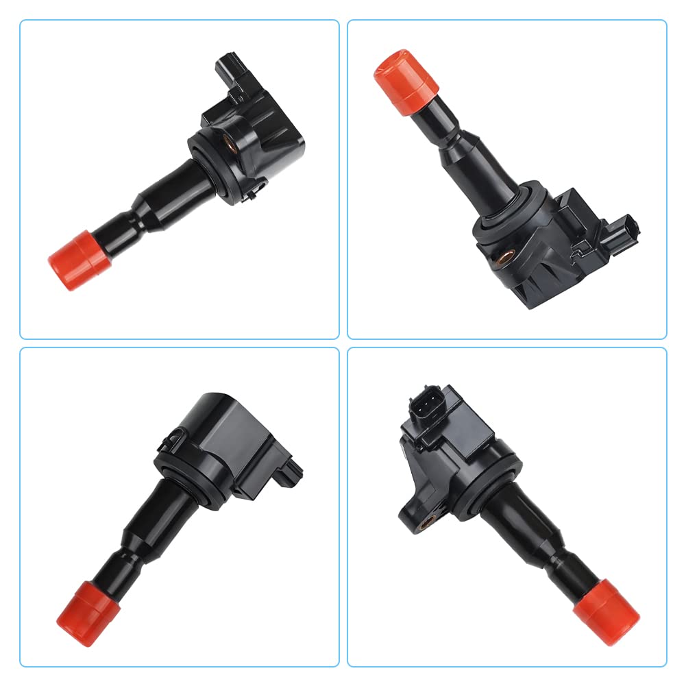 Ignition Coils for Honda Fit ZF1 GE6 GE7 GE8 Numbers and Set of 4 CR-Z (Part 30520-RB0-003 30520-RB0-S01) -