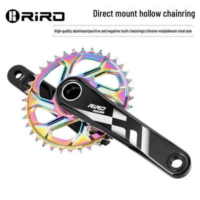 RIRO Cross-border GXP Mountain Bike Chainring: Aluminum Alloy Hollow Integrated Crank Accessory