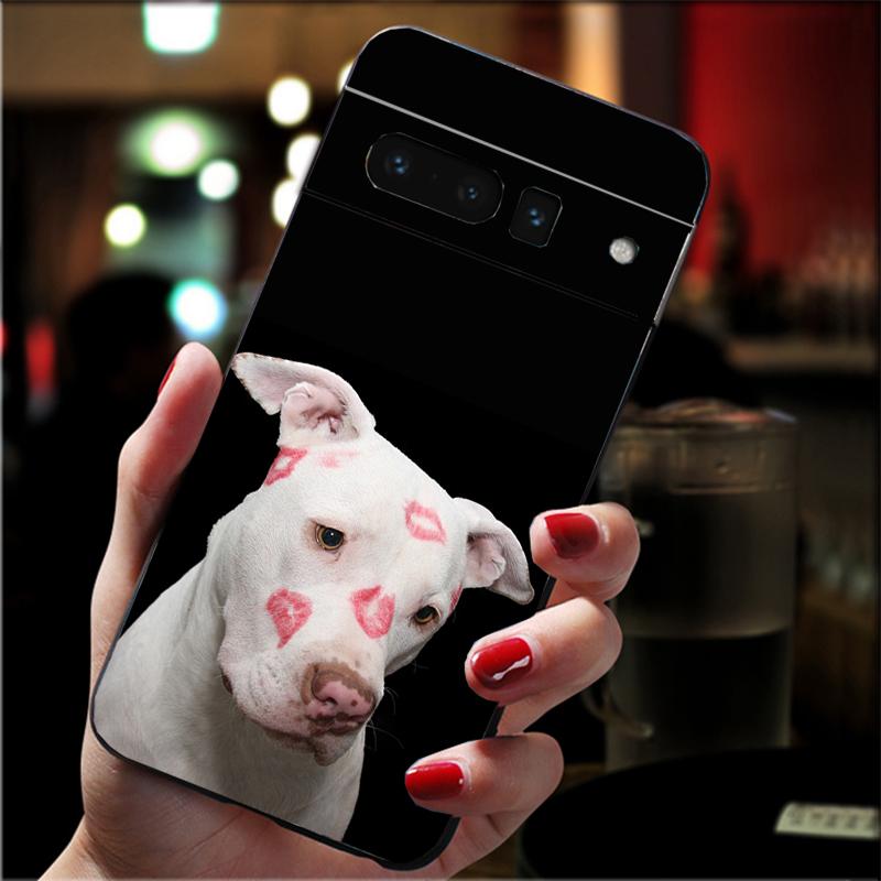 

Phone Case For Google Pixel 10 9 Pro XL 9A 8 7 6 Pro Pixel 8A 7A 6A Pixel 8 7 6 5 Pit Bull Lovely Pet Dog Pitbull Google Pixel 10 Pro