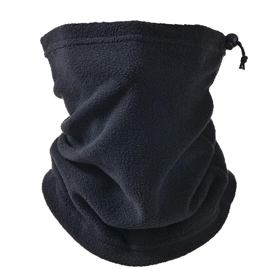 Polar Fleece Neck Tube Scarf Winter Ear Warmer Cycling Fishing Skating Running Sport Scarf Adjustable Neck Collar Neckerchief