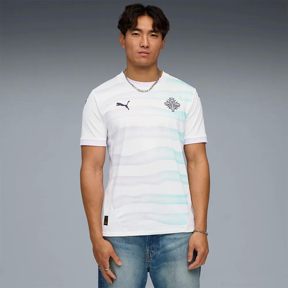 PUMA Iceland Away 2025 T-Shirt Recycled Polyester White