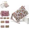 Cartoon Owl Canvas Crossbody Bag With Tassel And Zipper For Women**
