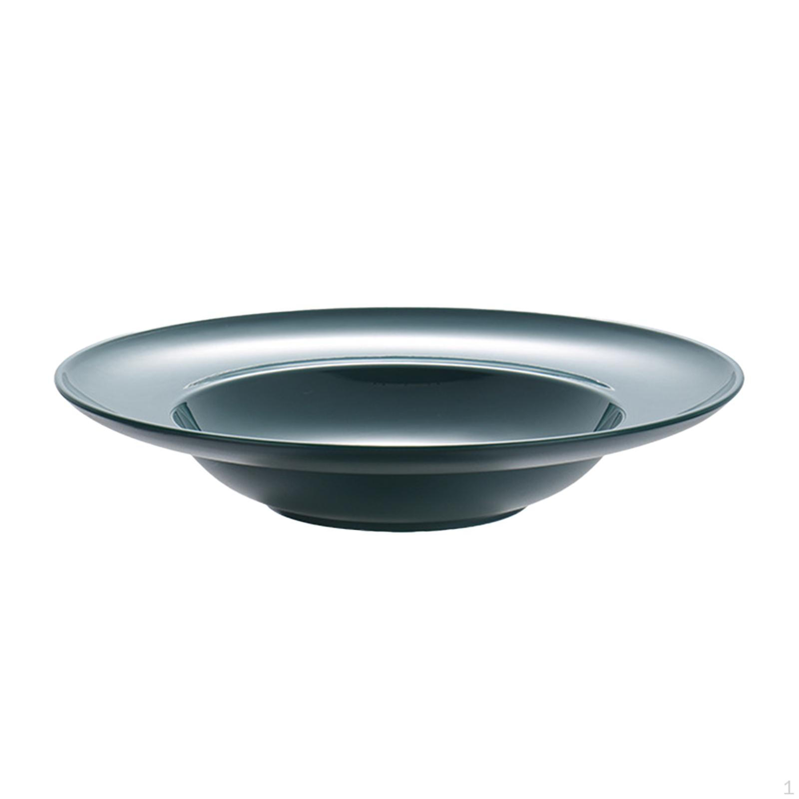, Wide Rim Bowl, Serving Plate, Noodle Multifunctional Rimmed Plate for Party