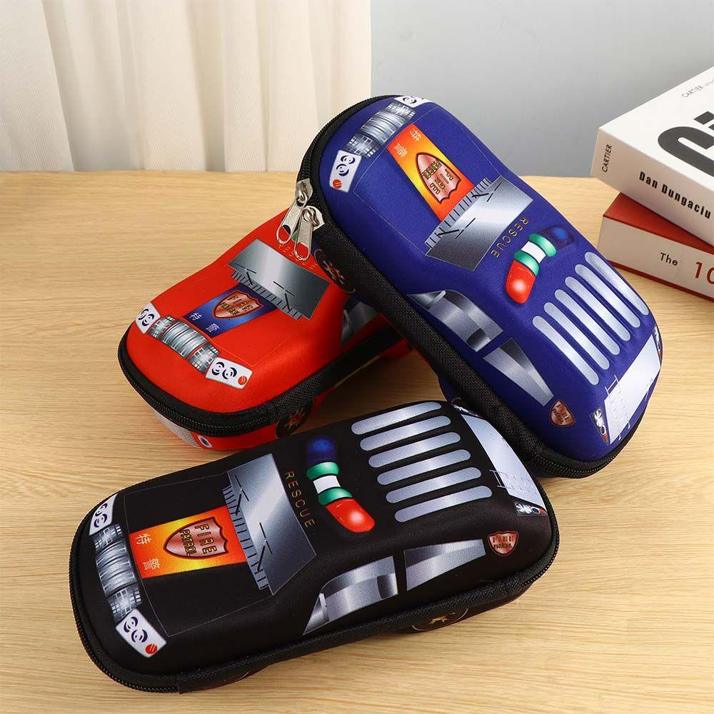 School Plastic Pen Holder Boy Racing Car Stationery Stationery Pouch Car Pencil Cases School Pencil Box 3D Pencil Bag