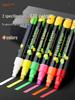 LED Fluorescencyjne Markery do Tablic - Na Bazie Wody, Wielokolorowe, Świecące Narzędzia do Pisania
