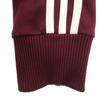 Adidas Embroidered Trefoil Logo Track Jacket M Burgundy Jersey Men's Used