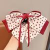 Bow Ponytail Buckle Clip Korean Style Princess Hair Claw Cute Sweet Bow Hair Clip  Girls