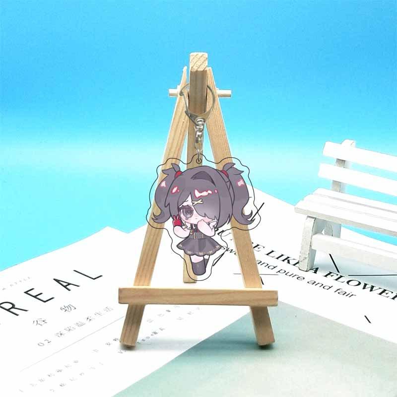 6cm Anime chain Needy Girl Overdose Women Chain For Men Ring Acrylic Car ring Party Pendant Cos Girls Gift