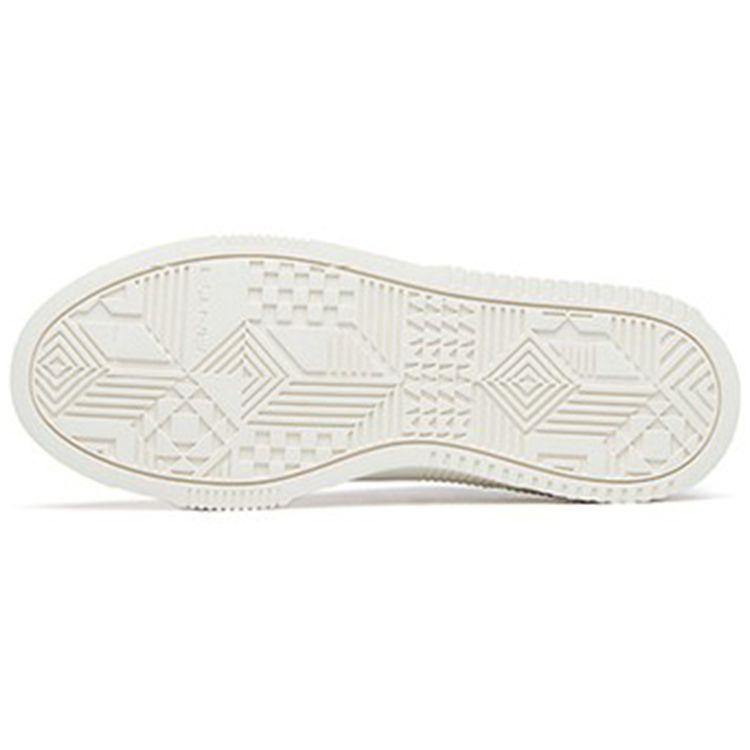 Anta Lifestyle Series Milchkappen-Schuhe Stoßdämpfend Leicht Langlebig Rutschfest Low-Top Skate-Schuhe Damen Sneaker Weiß Lila 922228012-1