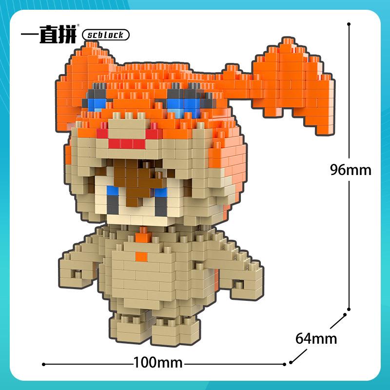 Digitální monstrum Agumon Gabumon Mini stavebnice Piyomon Greymon DIY Mikro cihličky Tentomon Gomamon Figurky Hračky Pro děti Dárek