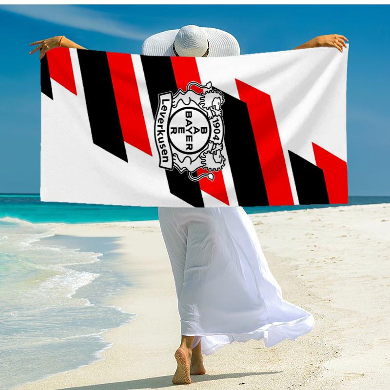 Ultra-Soft Beach Towel with Bayer Leverkusen Theme,Ideal for Pool - Camping, Diving - Perfect Travel Essential, Vibrant Beach Towel.