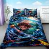 Anime Bed Linen Set King Queen Double Full Twin Single Size Demon-Slayer Duvet Cover Set
