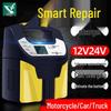 Huinong Intelligent 12V/24V Auto Battery Charger for Cars & Motorcycles, Pure Copper