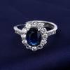 925 Sterling Silber Geometrischer Zirkonia Stapelbarer Ring für Damen Trendiger Platinbeschichteter Marken Party Schmuck ZubehörGutes Produkt