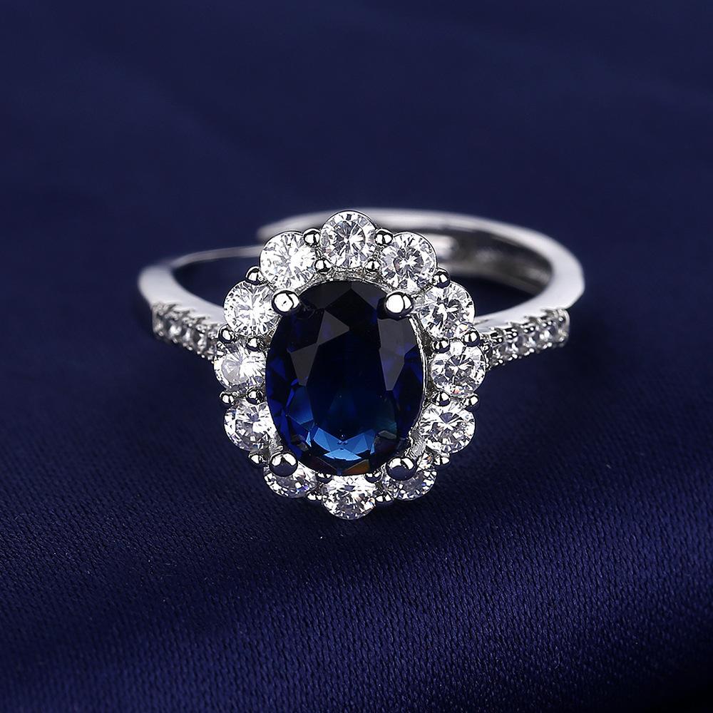 925 Sterling Silber Geometrischer Zirkonia Stapelbarer Ring für Damen Trendiger Platinbeschichteter Marken Party Schmuck ZubehörGutes Produkt