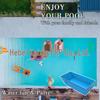 Custom Large Fiberglass Spa Pool for Family Outdoor Use