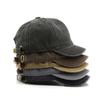 Retro Short Brim Baseball Caps for Man Women Solid Color Adjustable Outdoor Sun Visor Hats Cotton Streetwear Hip Hop Hats