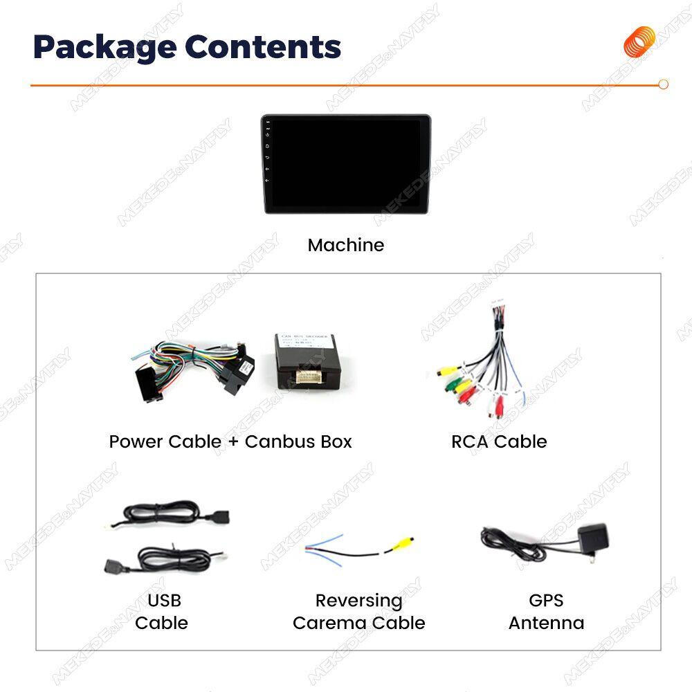 Sisteme inteligente de radio auto NaviFly pentru Peugeot 407 2004-2011 Player multimedia WIFI GPS BT Wireless CarPlay Android Auto Unitate principală