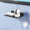 Metal Wall Mounted Shelf for Projectors and Camera, No Drill, Angle and Height Adjustable