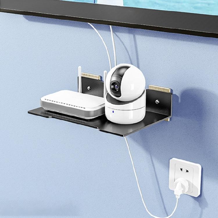 Metal Wall Mounted Shelf for Projectors and Camera, No Drill, Angle and Height Adjustable