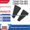 Honda Hatchback Fit Rear Door Quarter Window Trim, Parts 72980-T5A-003, 72940-T5A-003.
