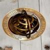 Set Of 2 Brass Armillary Sphere Astrolabe Nautical Marine Tabletop Globe  Sphere  Spherical 15.24 Cm and 20.32 Cm