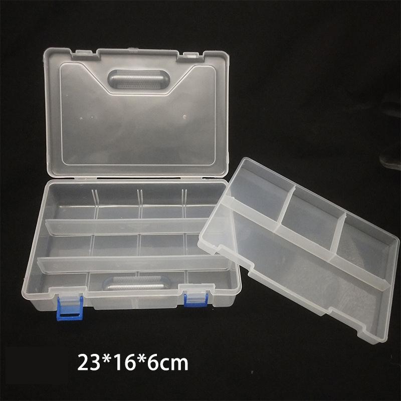 

Большая вместимость Коробка для хранения студента-художника Двухслойный пенал для эскизов Пластиковая коробка для хранения инструментов для рисования Портативный пенал