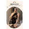 Domila Sexy Lingerie Sexy Lace Embroidered Perspective Backless Velvet Hip-wrapped Cheongsam Uniform Set F568