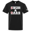 Happy Fashion T Shirts Drum Bass Lovers Rum Ass Funny Quote Unisex Style Streetwear Tee Round Neck Casual Premium Tops