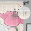 Herdesings Niedlicher Elefant Transparente Tüllvorhänge Chiffon-Drapierungen 2 Paneele Fenstervorhänge für Wohnzimmer Schlafzimmer Küchendekoration
